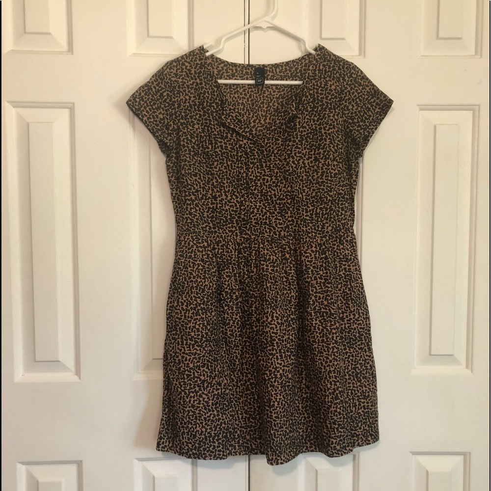 Gap animal print XS dress